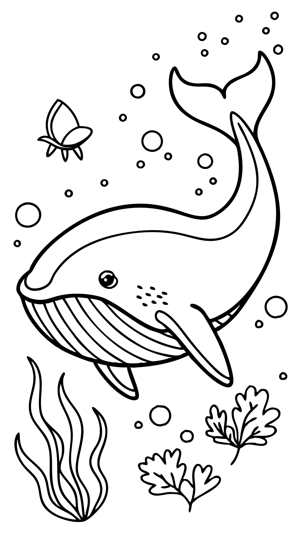 coloring pages of blue whales